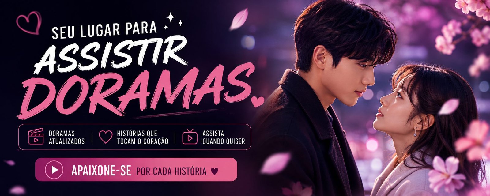Seu lugar para assistir doramas. Doramas atualizados, histórias que tocam o coração, assista quando quiser. Apaixone-se por cada história.